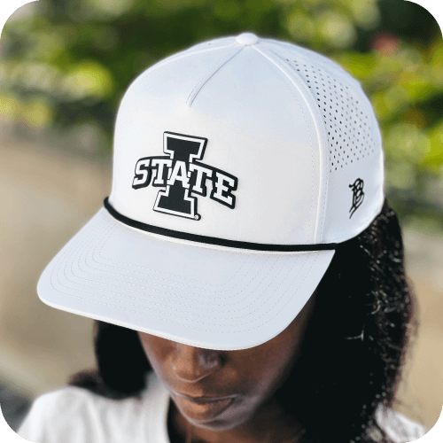 Branded Bills I-State White Rope Hat